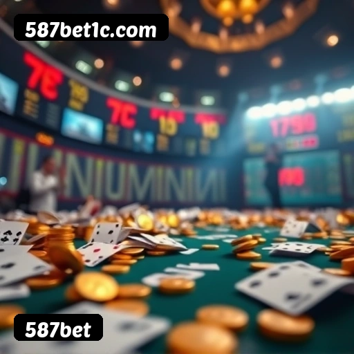 Uso seguro da plataforma 587bet — ilustração editorial